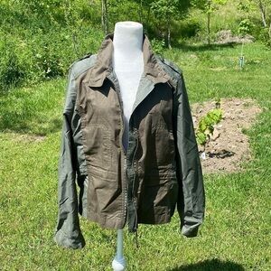 Lucky Brand Green Uniform Military-Style Jacket size X-Large